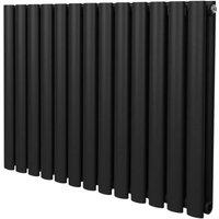 Monstershop Oval Column Radiator - 600mm x 780mm - Black