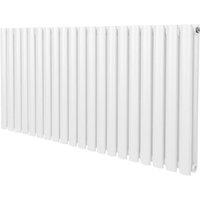Monstershop Oval Column Radiator - 600mm x 1200mm - White