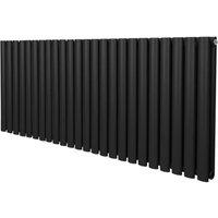 Monstershop Oval Column Radiator - 600mm x 1440mm - Black