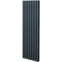 Monstershop Oval Column Radiator - 1600mm x 480mm - Anthracite Grey