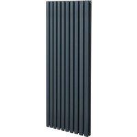 Monstershop Oval Column Radiator - 1600mm x 600mm - Anthracite Grey
