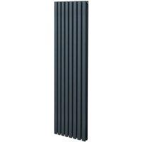 Monstershop Oval Column Radiator - 1800mm x 480mm - Anthracite Grey