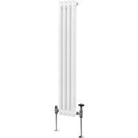 Monstershop Traditional 2 Column Radiator - 1500 x 202mm - White