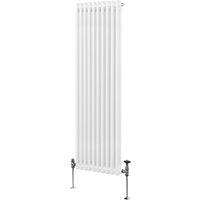 Monstershop Traditional 2 Column Radiator - 1800 x 472mm - White