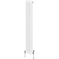 Monstershop Traditional 3 Column Radiator - 1800 x 202mm - White