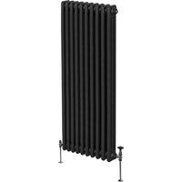 Monstershop Traditional 3 Column Radiator - 1800 x 472mm - Black