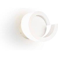 Netlighting Tsunami 1 Light Round Wall Lamp 12W LED 3000K 900lm Sand White