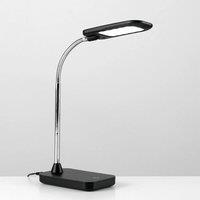 EONLION Dimmable Task Lamp LED Black Adjustable Chrome Touch Light Reading