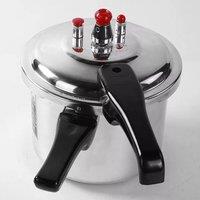 Kelvenix 9 Litre Aluminum Pressure Cooker Quick Cookware Home Multi cook in Silver
