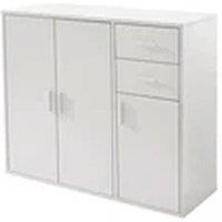 EONLION Wooden Sideboard Cabinet Cupboard Unit Storage Furniture White