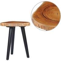 Berkfield Home Coffee Table 40x45 cm Solid Teak in Brown