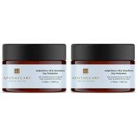Dr. Botanicals Women's Juniperberry Oil & Strawberry Day Moisturiser 50ml x 2 Duo Set in White