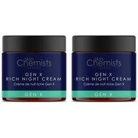 skinChemists professional Women's Gen X Rich Night Cream 60ml x 2 Duo Set in White