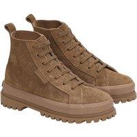 Superga Women's 2641 Alpina Suede Ankle Boots in Brown | Size: 6.5