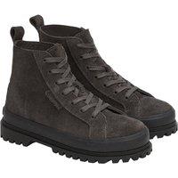 Superga Women's 2641 Alpina Suede Ankle Boots in Grey | Size: 4