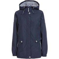 Trespass Women's Flourish Waterproof Jacket in Navy | Size: 2XS