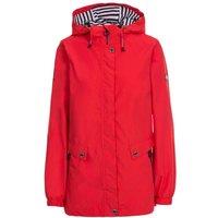 Trespass Women's Flourish Waterproof Jacket in Red | Size: 2XS