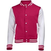 AWDis Varsity Jacket in Pink | Size: 3-4 Years