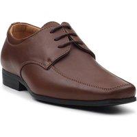 Roco Boy's Nico -Brown Faux Leather Formal Shoes in Brown | Size: Infant 11