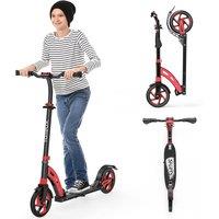 Dprodo Adjustable Height Kids Scooter for Ages 6+ Year in True Black