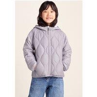TOG24 " Arbor' Kids Shower Resistant Padded Jacket in Light Grey | Size: 6-7 Years