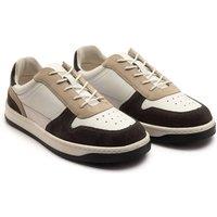 Off the Hook Men's DYLAN' Boys Leather Trainer Lace up Shoes | Size: 1