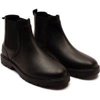 Off the Hook Men's 'VADER' Boys Leather Formal Chelsea Boots in Black | Size: 13