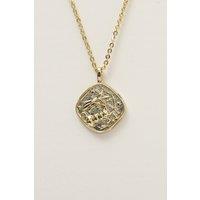Jon Richard Women's Gold Plated Molten Horoscope Pendant - Sagittarius
