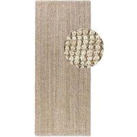 THE RUGS Handwoven Flatweave Jute Rug & Runner Natural Fibre Durable in Cream | Size: 120 cm x 170 cm