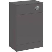 Balterley Modern Floor Standing Bathroom WC Toilet Unit - 500 x 300mm, Dark Grey