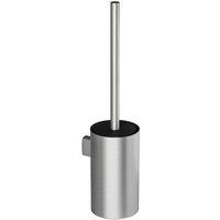 Cosmic Toilet Brush, Wall-mounted, Matt Chrome, Collection Architect S+ in Metallic Silver