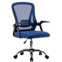 EONLION Mesh Back Ergonomic Office Chair with Flip-up Armrest Blue