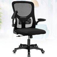 EONLION High Back Mesh Office Chair with Lumbar Support in Black