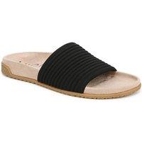 Vionic Women's Ellie Compression Knit Slide Sandals in Black | Size: 3