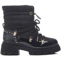 Moda In Pelle Women's 'Oliwa' Textile Ankle Boots in Black | Size: 8