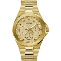 Guess Men's GW0798G2 Dashboard 46mm Quartz Watch in Gold