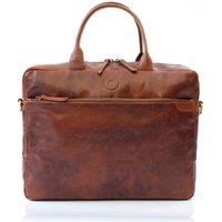 PRIMEHIDE 'Orion' Leather Men's Business Case in Tan