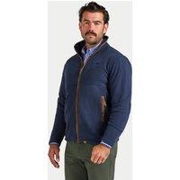 Raging Bull Men's Classic Fleece Zip Through Jacket in Navy | Size: Medium
