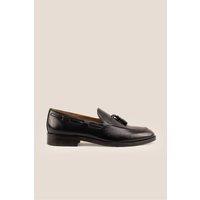 Oswin Hyde Men's Issac Tassel Loafer in Black | Size: 9