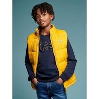 Lee Men's Gilet Duck Green in Gold | Size: 15-16 Years
