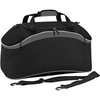 Bagbase Men's Teamwear Sport Holdall Duffle Bag (54 Litres) Pack of 2 in Black