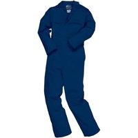 Portwest Men's Bizweld Flame Retardant Coverall Workwear Pack of 2 in Navy | Size: Medium