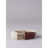 Lakeland Leather Men's 'Greythwaite' Braided Belt in Stone | Size: XS