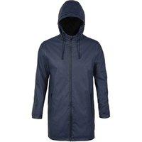 NEOBLU Men's Antoine Wax Parka in Dark Blue | Size: Small