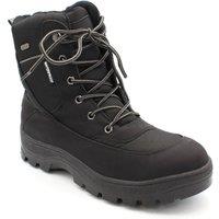 Mammal 'Keele' Men's Insulated Waterproof Winter Boots with Ice Grips in Black | Size: 11
