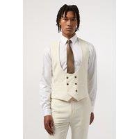 Antique Rogue Men's Blake Ivory Slim Fit Waistcoat | Size: 42R