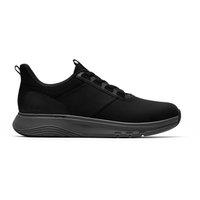 Clarks Men's Motion Trek LX Black Leather Trainers, Lace Up | Size: 10.5-Standard Fit