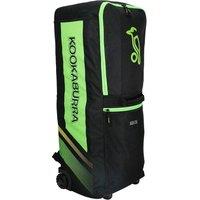 Kookaburra Men's WD4000 Cricket Wheelie Duffle Bag in True Black