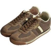 Lambretta Men's Diego Trainers in Chocolate | Size: 8