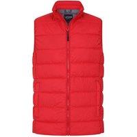 Lazy Jacks Men's Quilted Gilet in Crimson | Size: Medium